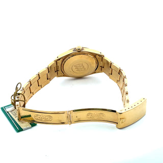 Vintage 18K Rolex Oyster Date Wristwatch, Certificate