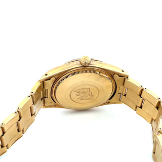 Vintage 18K Rolex Oyster Date Wristwatch, Certificate