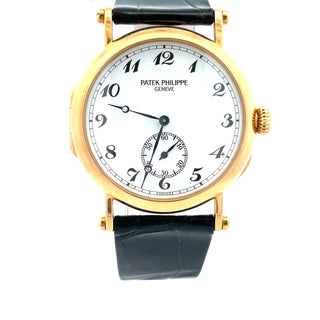 18K Patek Reference 3960J 150th Anniversary Officer's Watch