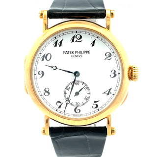 18K Patek Reference 3960J 150th Anniversary Officer's Watch