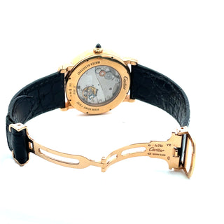 18K Rose Gold Rotonde de Cartier Date Wristwatch