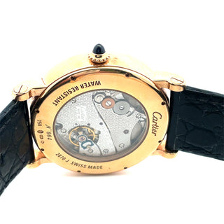 18K Rose Gold Rotonde de Cartier Date Wristwatch