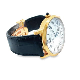 18K Rose Gold Rotonde de Cartier Date Wristwatch