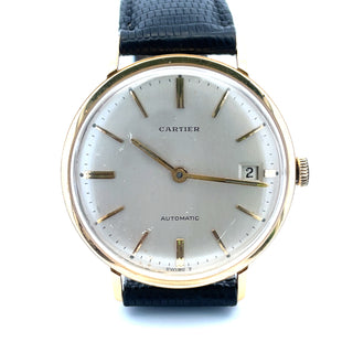 18K Rare Vintage Cartier Automatic Wristwatch