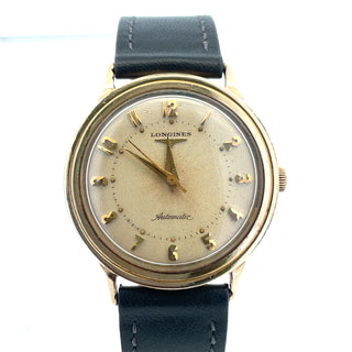 Gold-Filled Longines Automatic Wristwatch, Circa 1940's