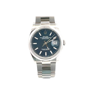 Stainless Steel Rolex Datejust 36 Blue Dial, Complete