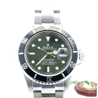Stainless Steel Rolex Submariner Ref. 16610, B&P