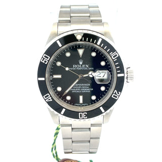 Stainless Steel Rolex Submariner Ref. 16610, B&P