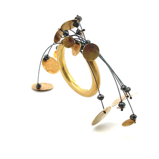 18K Black Diamond Ring