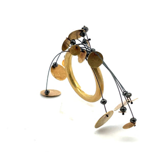 18K Black Diamond Ring