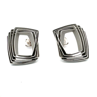 Stefania Lucchetta: Stellite Earrings 'Vacuum 11'