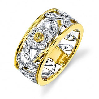 Diamond Filigree Eternity Band