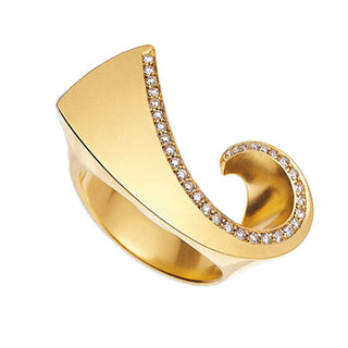 18K Diamond 'Comet' Ring