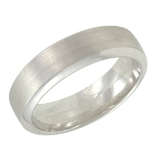 18K White Gold Gent's Band