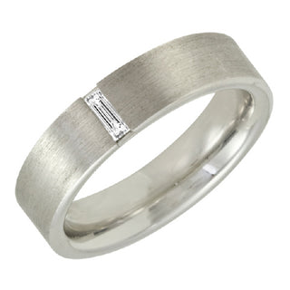 Christian Bauer: Platinum and Diamond Gent's Band