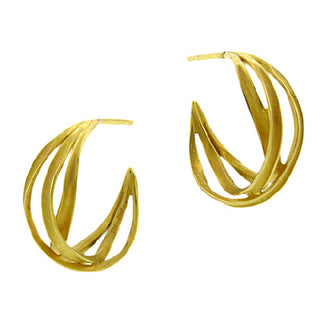 Seafoam Hoop Earrings