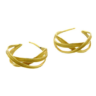 Seafoam Hoop Earrings