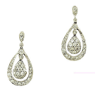 Diamond Teardrop Earrings