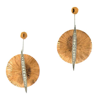 Eddie Sakamoto: Diamond Circle Earrings