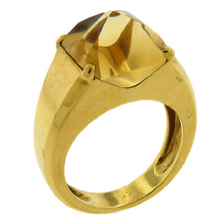 Citrine Cabochon Ring