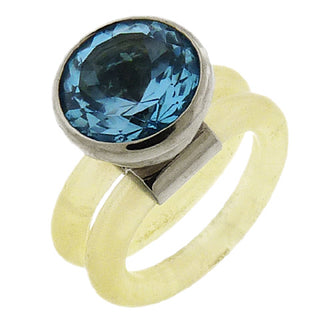 Blue Topaz Cocktail Ring
