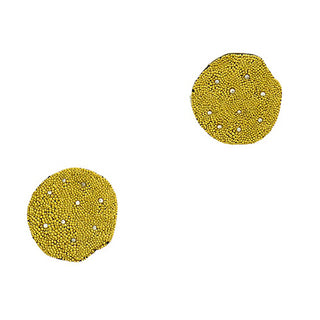 Namu Cho: Damascene Gold Earrings