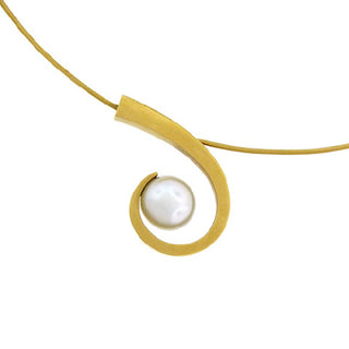 Angela Hubel: 18K 'Pearl Lagoon' Pendant