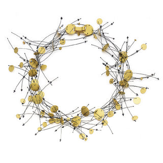 Enric Majoral: Gold and  Black Diamond Necklace