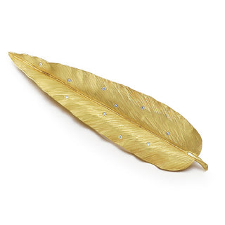 18K Leaf Pin: Barbara Heinrich