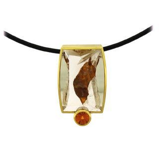 Tom Munsteiner: Crystal and Garnet Necklace