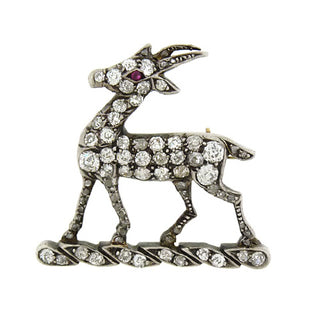Edwardian Diamond Deer