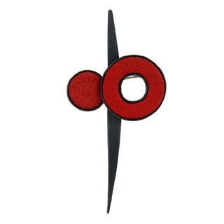 Red Enamel Pin by Ginny Whitney