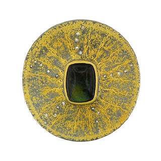 Dazzling Spectrolite Brooch/Pendant