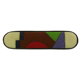 Abstract Oval Color Field Brooch