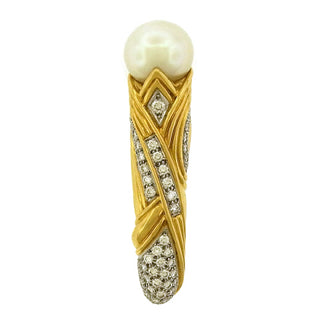 Pearl Torch Brooch