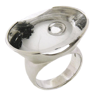 Rock Crystal Quartz Ring