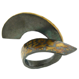 Mixed Metal Finger Wrap