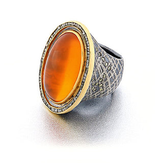 Magnificent Fire Opal Cocktail Ring