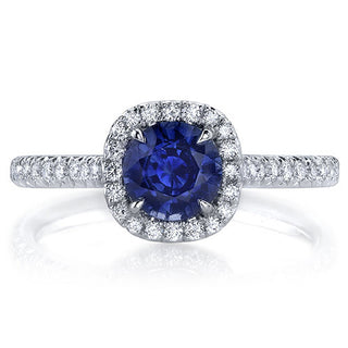 Sapphire Solitaire Ring