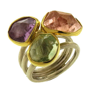 Margoni Studio: Amethyst Morganite Ring