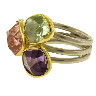 Margoni Studio: Amethyst Morganite Ring