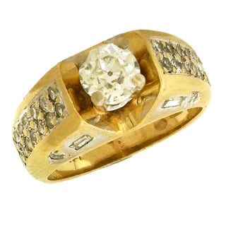 Old European Cut Diamond Ring