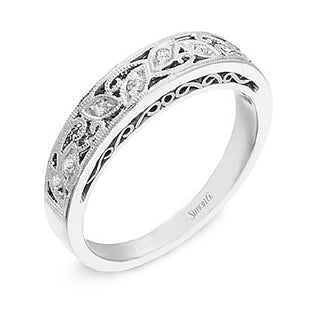 Platinum Filigree Band