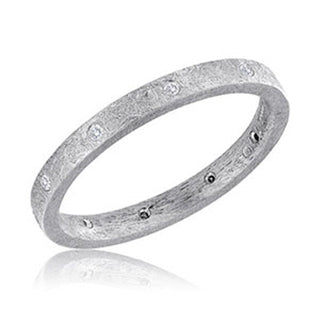 Palladium Diamond Band