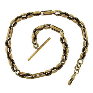 Antique 9K Pocket Watch Chain