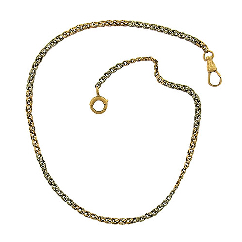 vintage gold pocket watch chain