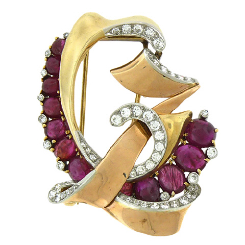 1940's Mauboussin Brooch