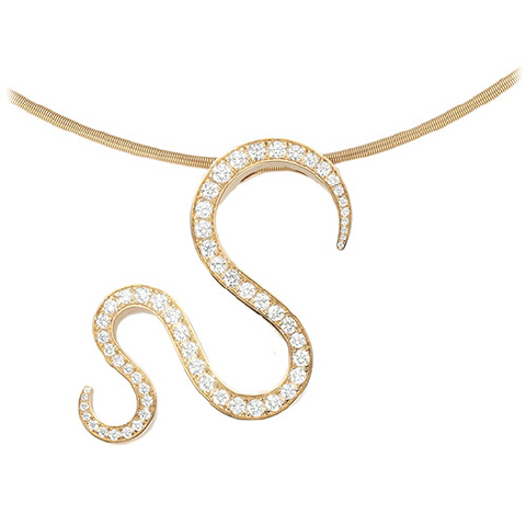 Serpenti Diamond Pendant