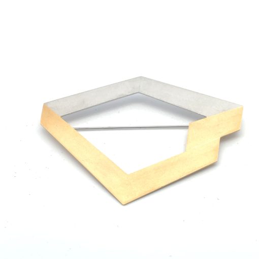Claude Chavent: 'Platinum 18K 'Plus D'1 Tour' Brooch - Image 2