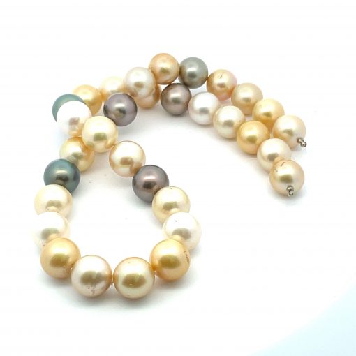 Multi-Color South Sea Pearl Necklace - Image 6
